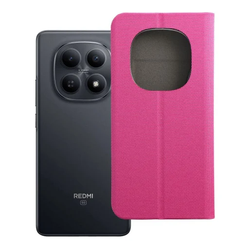 Xiaomi Redmi Note 15 Pro 5G SENSITIVE knižkové puzdro ružové puzdro - 11