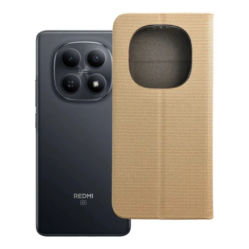 Xiaomi Redmi Note 15 5G puzdro SENSITIVE Book case zlaté puzdro - 2
