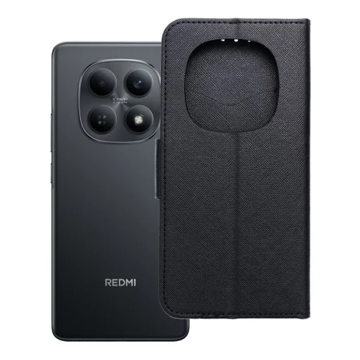 Xiaomi Redmi Note 15 5G FANCY könyvtok fekete tok - 11