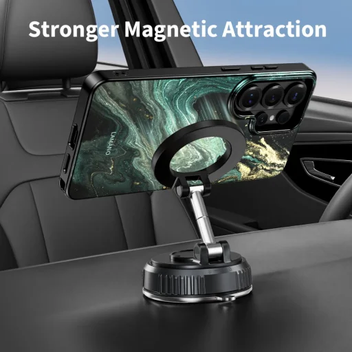 Samsung Galaxy S26 Ultra Tech-protect Lamano Magsafe Aura zelené puzdro - 5