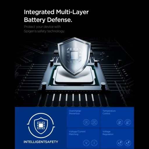 Spigen EE451EU Essential 1-portová sieťová nabíjačka 45W + USB-C kábel čierna - 6