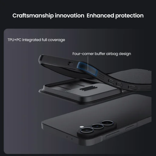 Nillkin CamShield PRO Hard Samsung Galaxy A37 puzdro čierne - 5