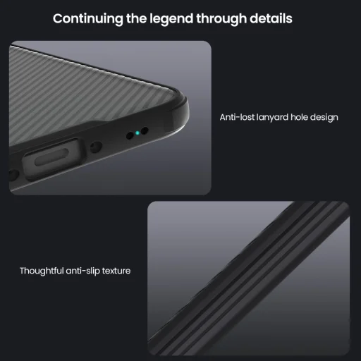 Nillkin CamShield PRO odolný kryt pre Samsung Galaxy A37 priehľadná čierna - 6