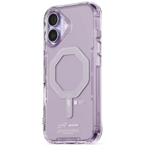 iPhone 17 Skinarma Saido fialový kryt s magnetickým nabíjaním - 2