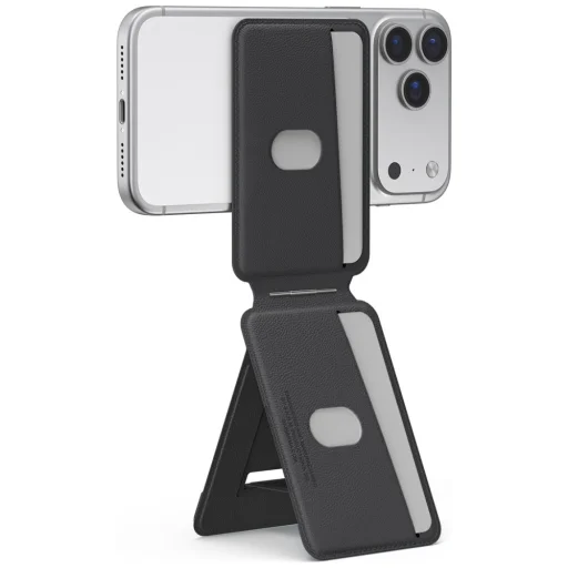 iPhone Skinarma Axis magnetická skladacia tripod peňaženka karbónová - 3