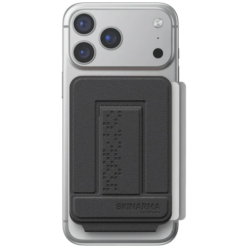 iPhone Skinarma Axis magnetická skladacia tripod peňaženka karbónová - 1