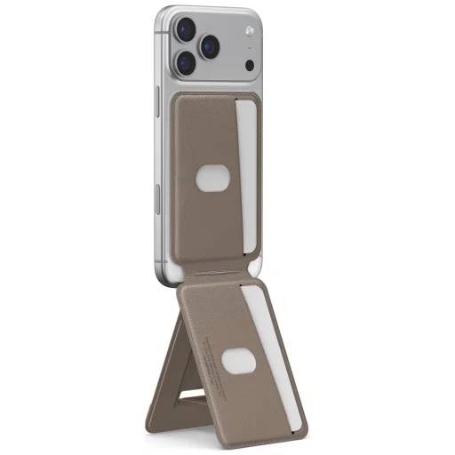iPhone Skinarma Axis magnetický skladací tripod a držiak na karty Khaki - 2