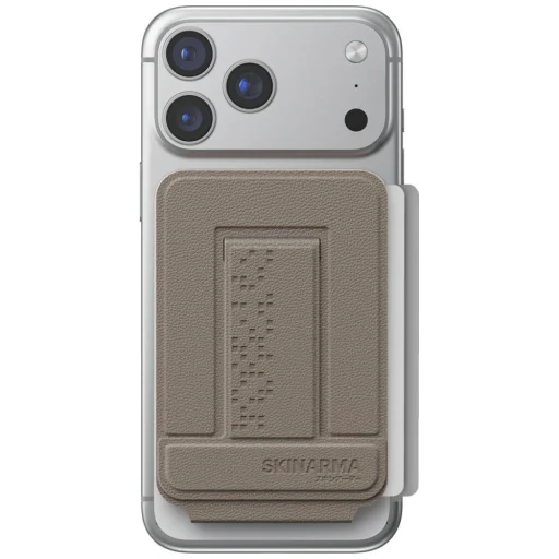 iPhone Skinarma Axis magnetický skladací tripod a držiak na karty Khaki - 1