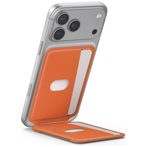 iPhone Skinarma Axis magnetický skladací tripod a držiak na karty oranžový - 4