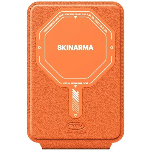 iPhone Skinarma Axis magnetický skladací tripod a držiak na karty oranžový - 5