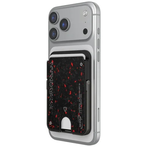 Skinarma Vektor Magnetic Smart peňaženka so stojanom čierna - 1