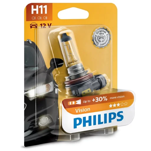 Autožiarovka H11 Philips Vision 12V 55W 12362PRB1 - 2