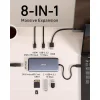 USB-C Hub Anker 555, 2 x USB-A 3.2 - 2 x USB-C - 1 x HDMI - 1 x RJ45 - 1 x SD - 1 x microSD, Sivý thumbnail