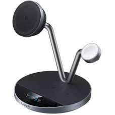 Anker Prime MagGo AirCool 3in1 bezdrôtová nabíjačka, 25W, čierna B25X7G11