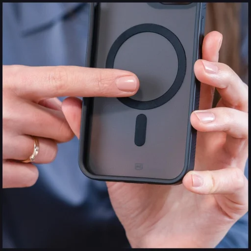 Samsung Galaxy A37 3MK Smoke MagCase puzdro čierne - 10