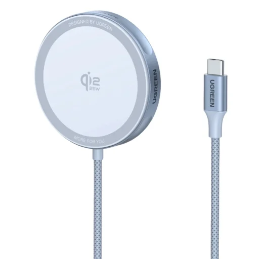 Bezdrôtová nabíjačka UGREEN MagFlow, 25W, modrá - 2