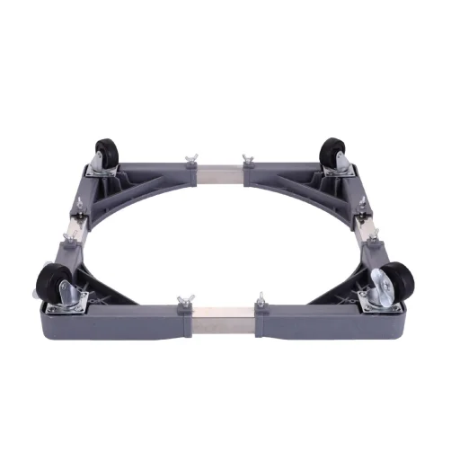 Zilan ZLN1642 nastaviteľný podstavec pod sporák / chladničku / práčku, kolieska s aretačným mechanizmom, 65 cm, max. do 300 kg, sivý - 2