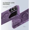 Samsung Galaxy S26 Ultra Dexnor 360-stupňové puzdro, ochrana fotoaparátu, stojan, fialové, nárazuvzdorné thumbnail