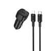 Borofone BZ34A Cloud nabíjačka do auta - Type-C - PD 20W s káblom Type-C - Lightning čierna thumbnail