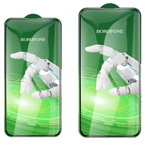 Borofone Tempered glass BF8 Diamond Armor Full Screen 5D Large Arc pre iPhone 17 Pro - 10 kusov, tvrdené sklo - 1
