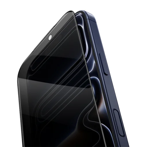 Borofone tvrdené sklo BF7 Diamond Armor Full Screen Anti-spy pre iPhone 17 Pro - 10 kusov - 3