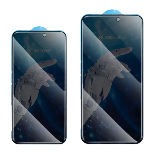 Borofone tvrdené sklo BF7 Diamond Armor Full Screen Anti-spy pre iPhone 17 Pro - 10 kusov - 1