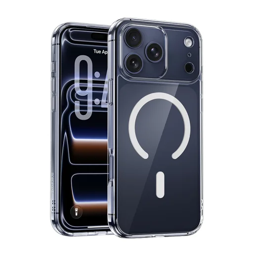Borofone Case BI5 Ice Shield magnetické puzdro na iPhone 17 Pro priehľadné - 1