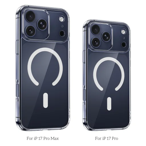 Borofone Case BI5 Ice Shield Magnetické puzdro na iPhone 17 Pro Max priehľadné puzdro - 2