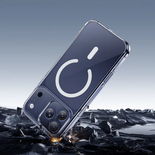 Borofone Case BI5 Ice Shield magnetické puzdro na iPhone 17 Pro priehľadné - 8