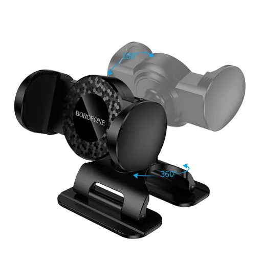 Borofone držiak do auta BH142 nalepovací čierny - 3