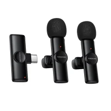 Borofone Lavalier bezdrôtový mikrofón BFK16A Winner Type C čierny - 2 kusy