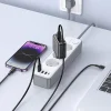 Borofone predlžovací kábel BAC9 - 3 zásuvky 240V + 3xUSB + Type C - PD 20W 2 metre čierny thumbnail