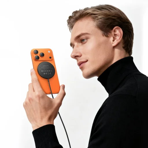 Borofone BQ41 Glory 3 v 1 15W čierna bezdrôtová nabíjačka - 7