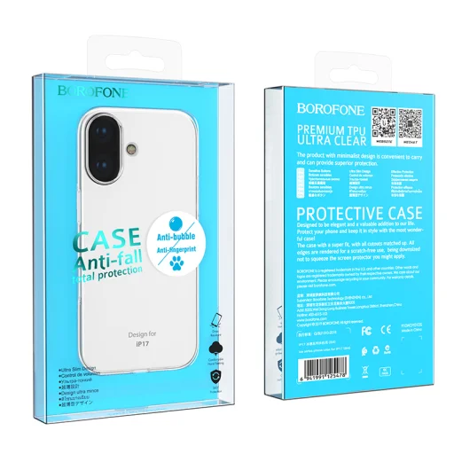 Borofone puzdro BI4 Ice Series iPhone 17 priehľadné puzdro - 9