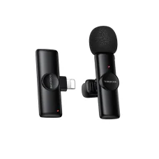 Borofone BFK16 Winner bezdrôtový lavalier mikrofón Lightning čierny