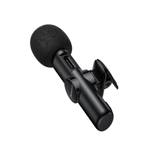 Borofone Lavalier bezdrôtový mikrofón BFK16 Winner Type C čierny - 4