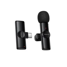 Borofone Lavalier bezdrôtový mikrofón BFK16 Winner Type C čierny