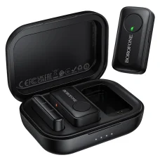 Borofone Lavalier bezdrôtový mikrofón BFK17 Lemai Type C čierny - 2 ks