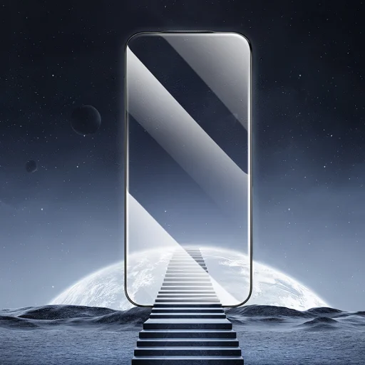 Borofone BF6 Diamond Armor celoplošné HD ochranné tvrdené sklo iPhone 17 Pro - 10 kusov - 7