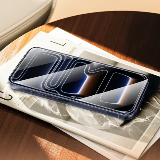 Borofone BF6 Diamond Armor celoplošné HD ochranné tvrdené sklo iPhone 17 Pro - 10 kusov - 8