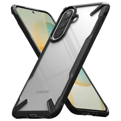 Ringke - Fusion X - Samsung Galaxy A57 5G - Čierne puzdro - 4