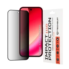 Techsuit - 111D Privacy Full Glue - Google Pixel 10a - Čierne ochranné sklo