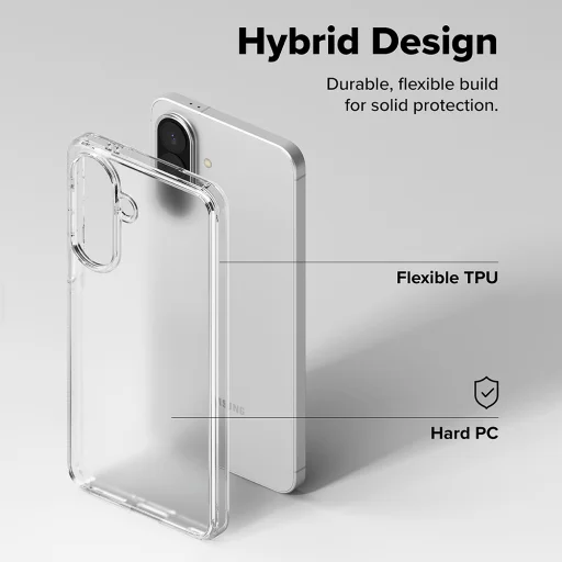 Ringke - Fusion - Samsung Galaxy A57 5G - Matné priesvitné puzdro - 5