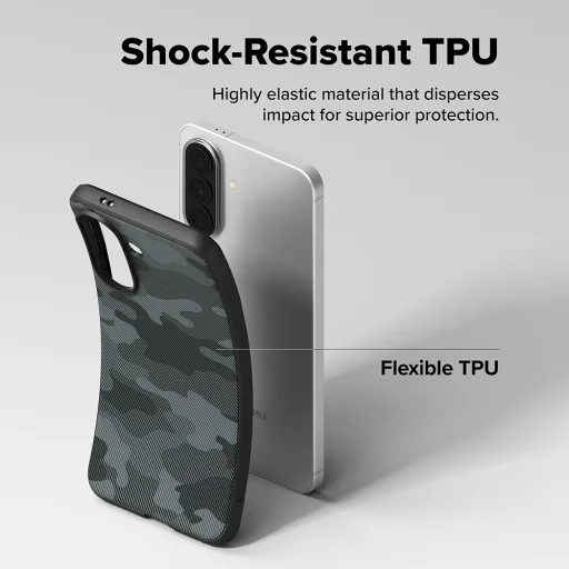 Ringke - Onyx - Samsung Galaxy A57 5G - Camo Black tok - 6