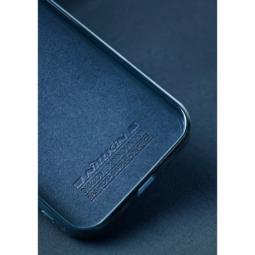 iPhone 12/ 12 Pro Nillkin Aoge valódi bőr tok kártyatartóval fekete - 8