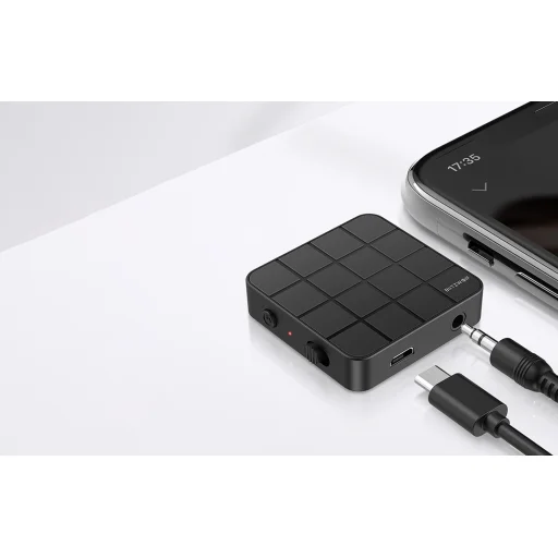 BlitzWolf BW-BL2 Bluetooth 5.0 Transmitter / fogadó fekete - 11