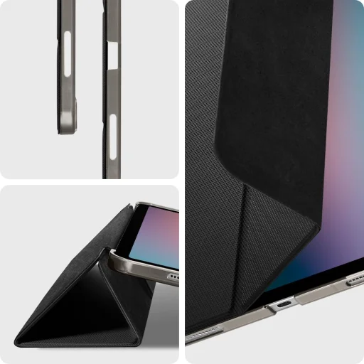 Spigen Liquid Air Folio tok iPad PRO 12.9 2021 fekete (ACS02884) - 10