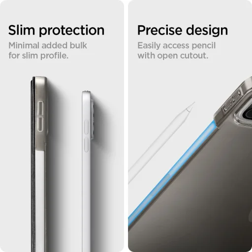 Spigen Smart Fold tok iPad Pro 12.9 2021 fekete (ACS02882) - 16