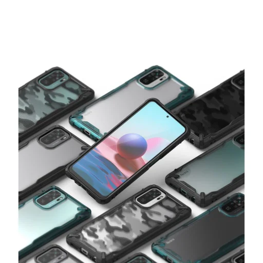 XIAOMI REDMI NOTE 10/10S Ringke Fusion X tok terepmintás fekete (XDXI0028) - 9