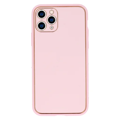 Samsung S21 Ultra Tel Protect Luxury szilikon tok Világos pink - 1